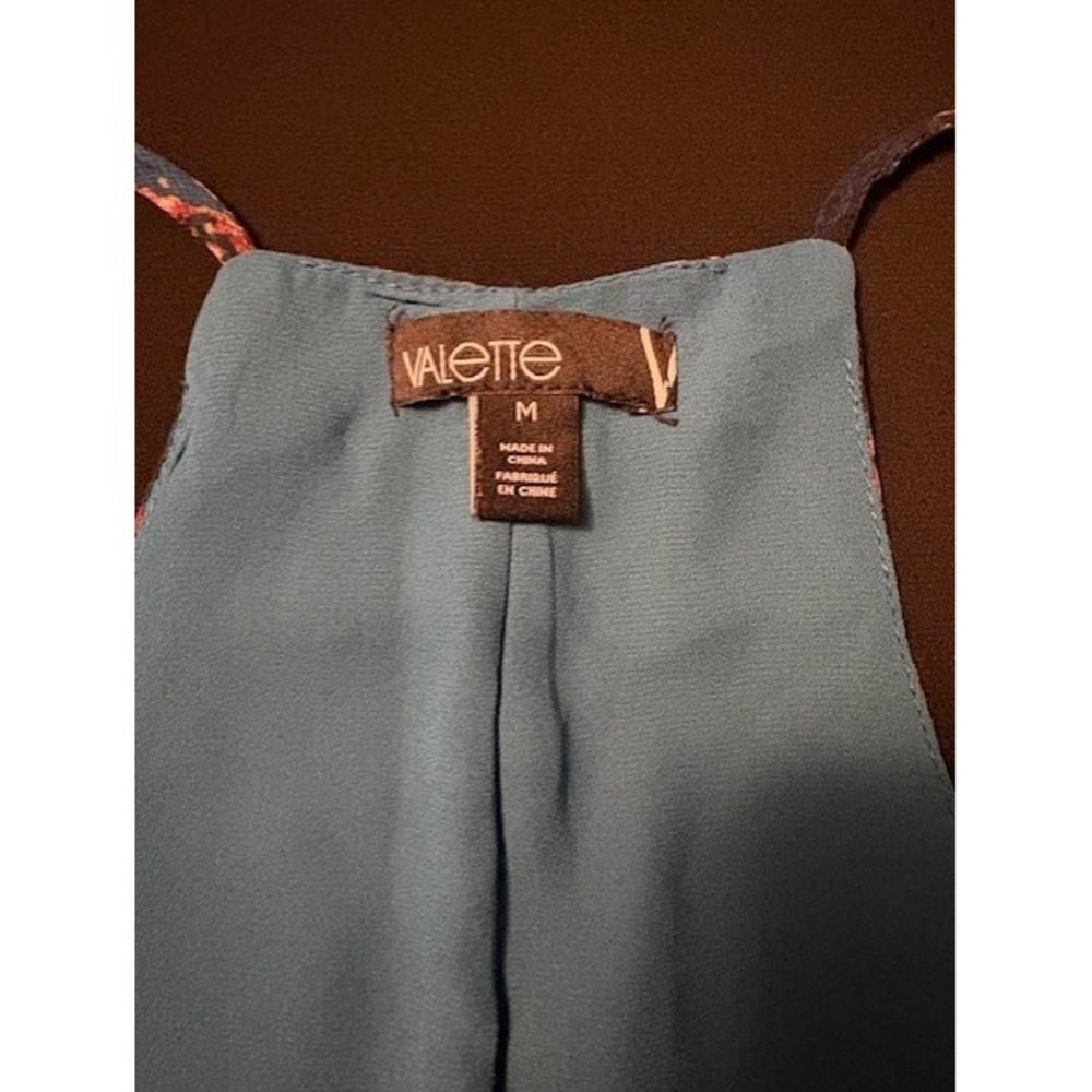 Valette multi colored racerback tank, size medium - Picture 3 of 9